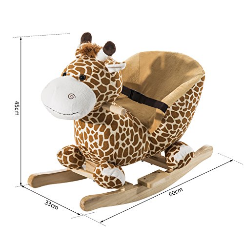 HOMCOM Schaukeltier Giraffe - 7