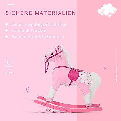 Schaukelpferd Rosa - 3