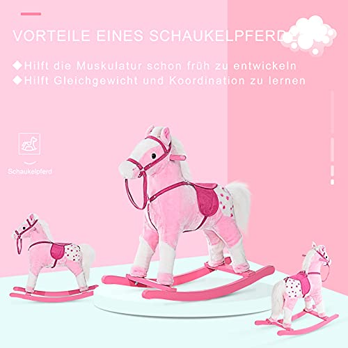 Schaukelpferd Rosa - 4