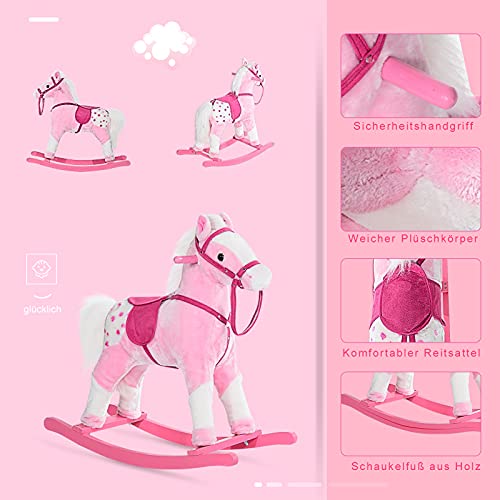 Schaukelpferd Rosa - 6
