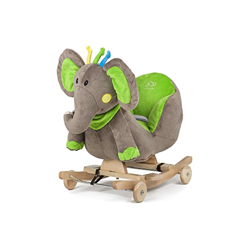 Schaukelpferd Elefant mit Rädern - 3
